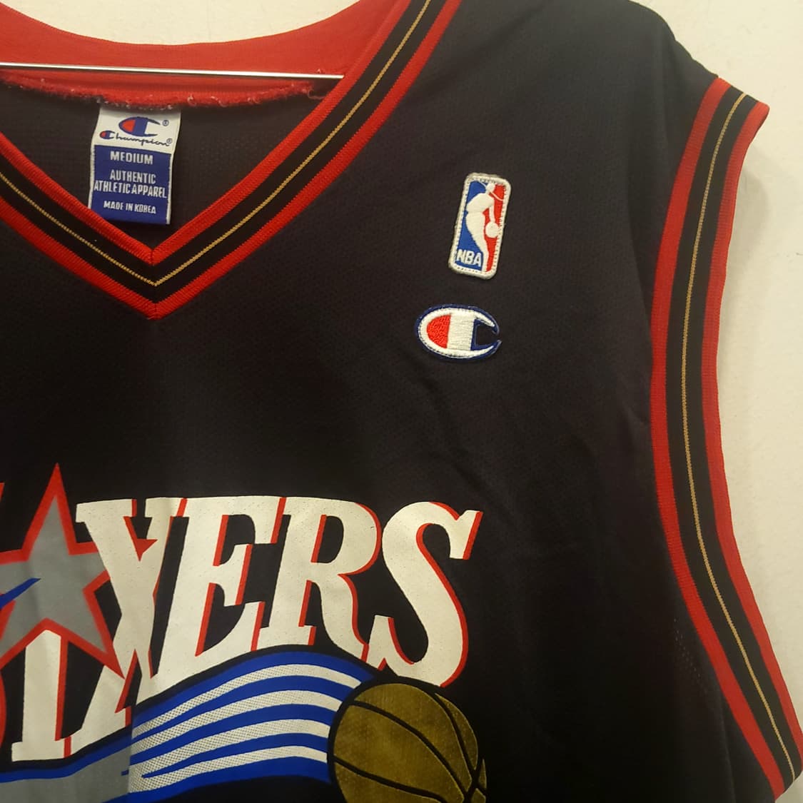 챔피온 식서스 아이버슨 3 메쉬 농구 져지/ M 상품이미지1