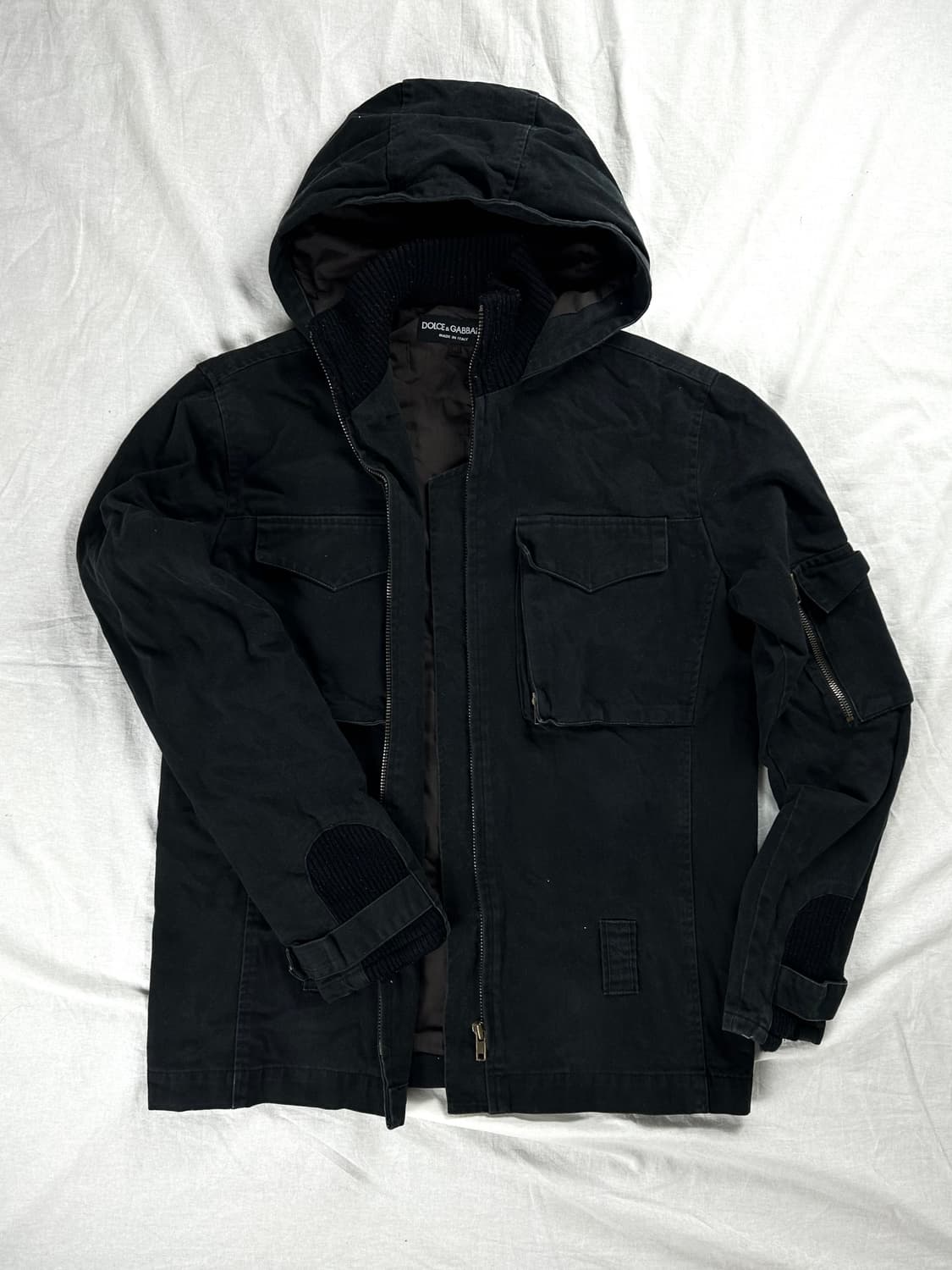 Dolce & Gabbana 블랙 후드 자켓 상품이미지2