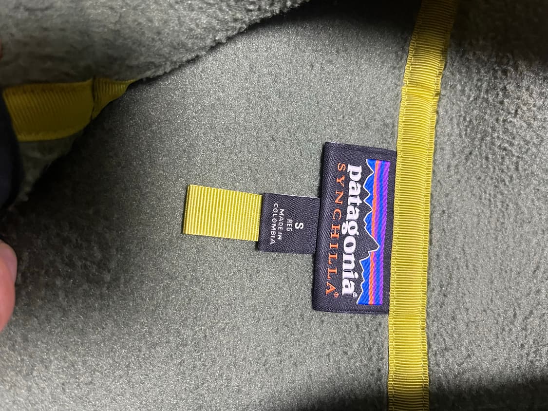 파타고니아 신칠라 풀오버 S사이즈 카키 상품이미지4