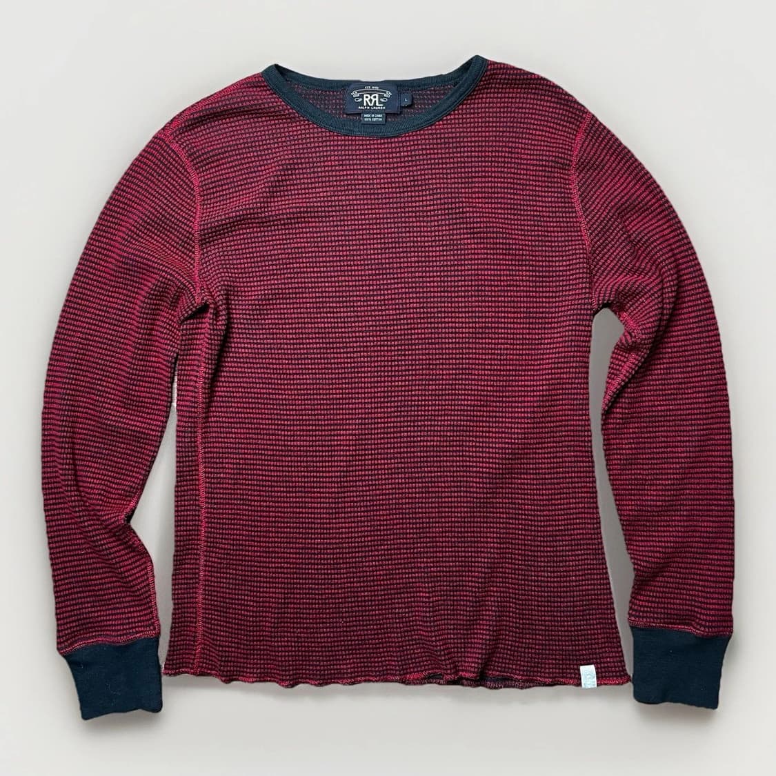 더블 알엘 와플 니트 써멀 티셔츠 상품이미지1