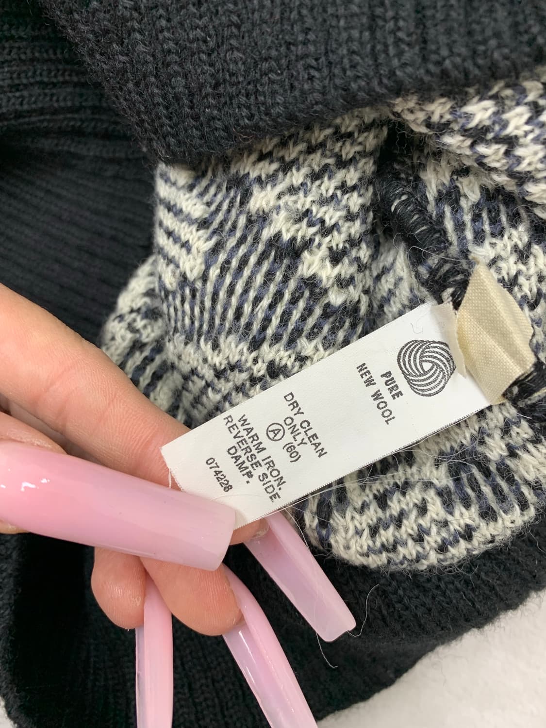 Sovrano 패턴 니트 #455 상품이미지5