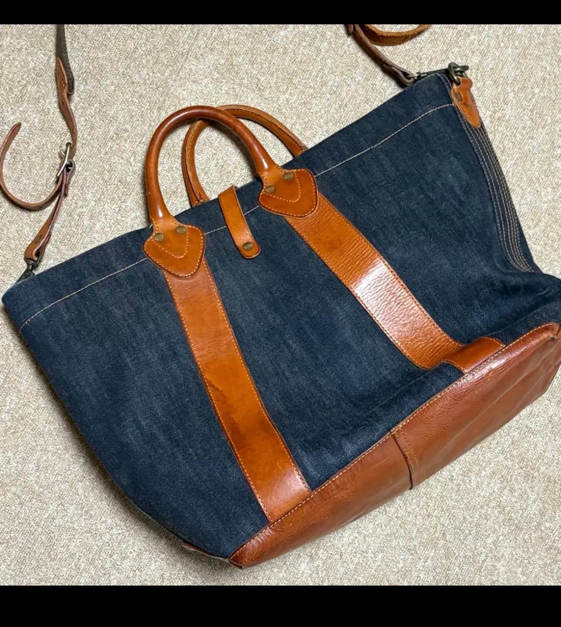 RRL 데님 토트백 상품이미지4