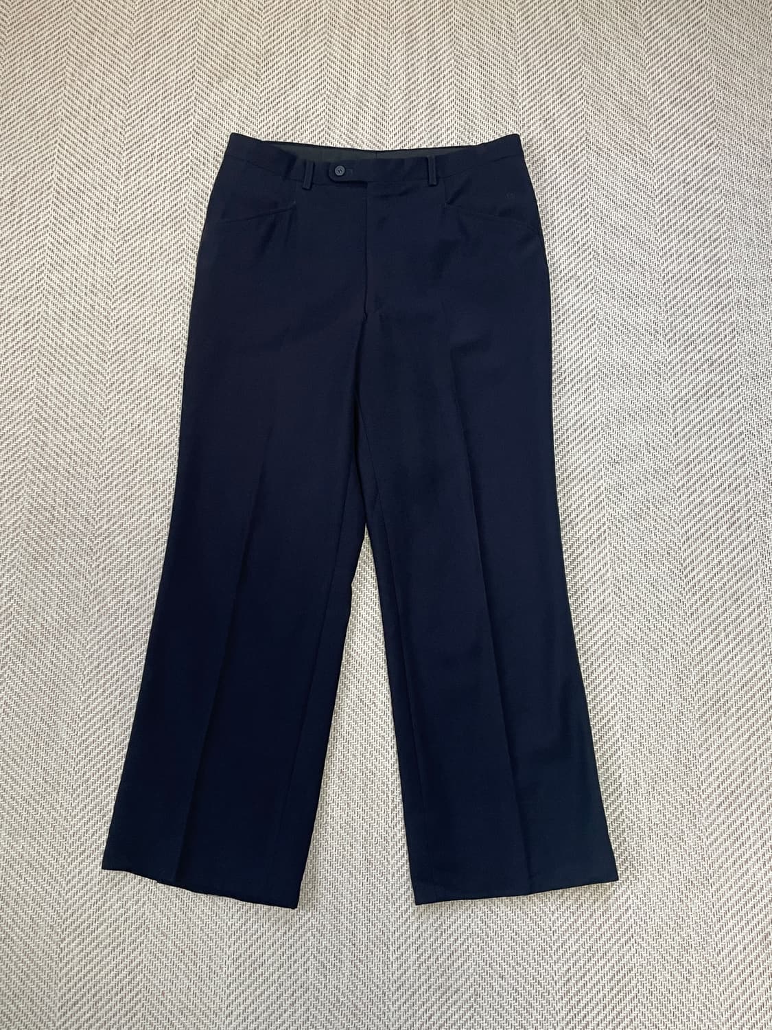 크리스찬 디올 몽슈르 네이비 울 슬랙스 J03610 상품이미지1