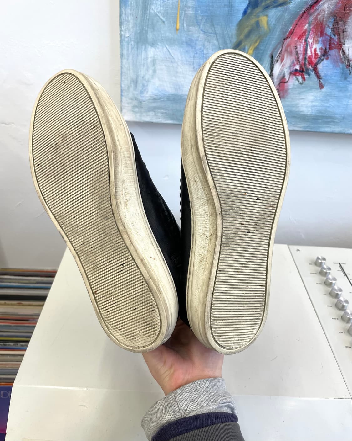 [250] 알렉산더맥퀸 레더 하이탑 스니커즈 상품이미지8