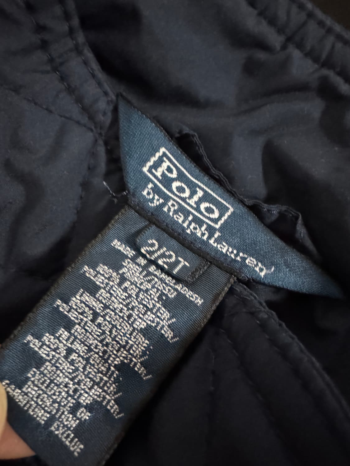 폴로 랄프로렌 키즈 네이비 퀄팅 자켓 2 상품이미지3