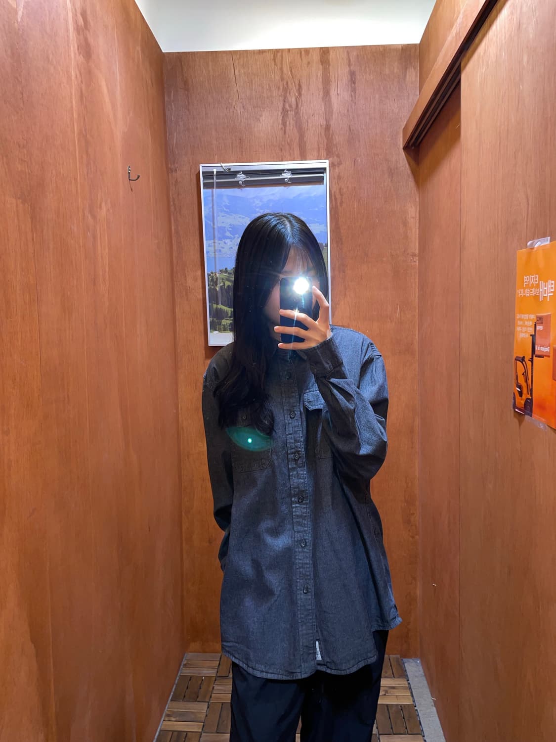 (L) Wrangler 랭글러 워크웨어 코튼 셔츠 상품이미지1