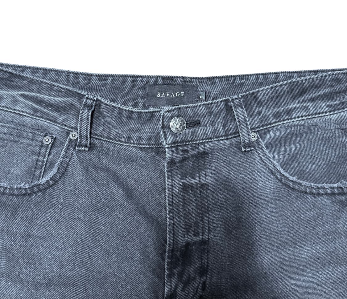세비지(SAVAGE) 디스트로이드 데님 XL 상품이미지3