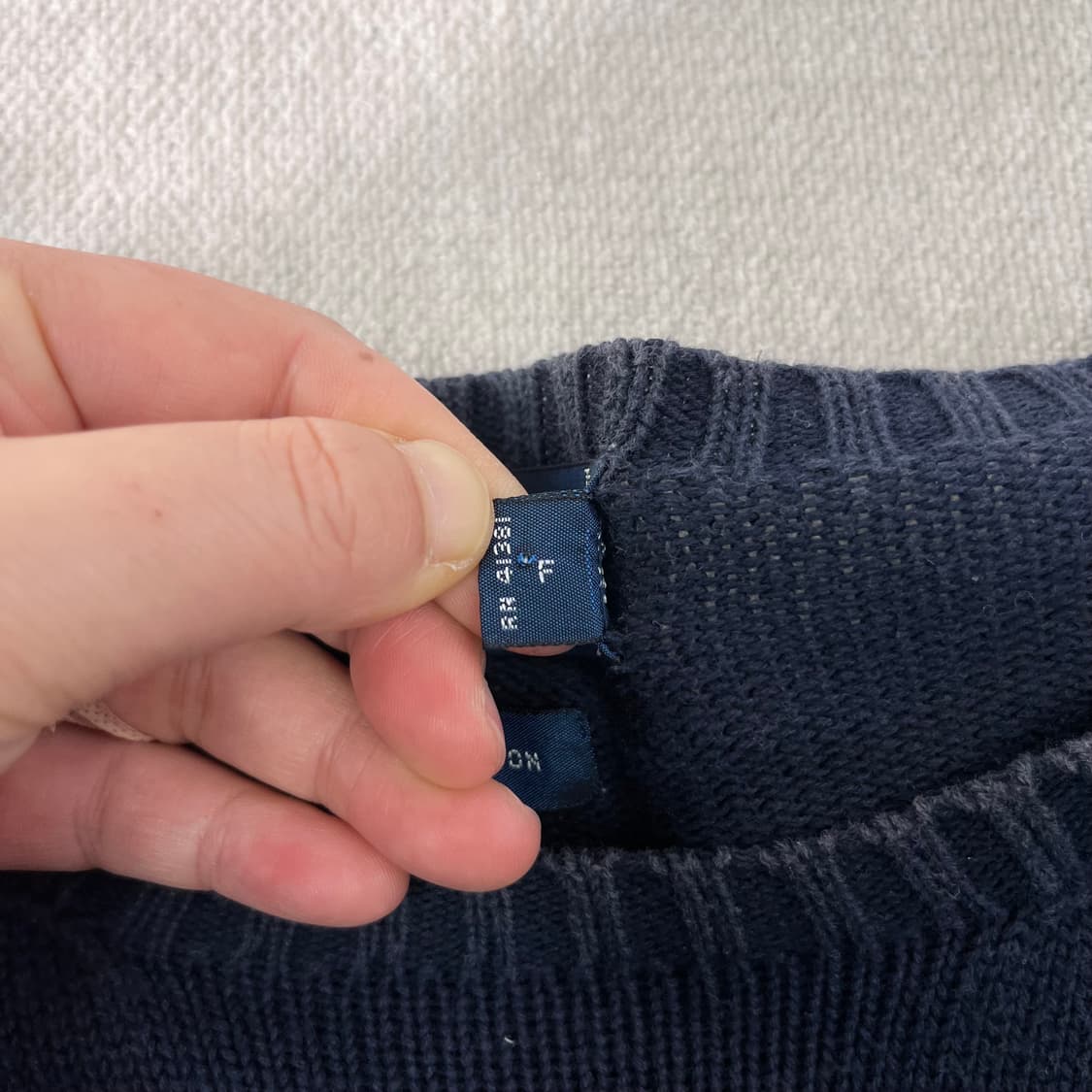 100 폴로랄프로렌 코튼 네이비 니트 상품이미지4