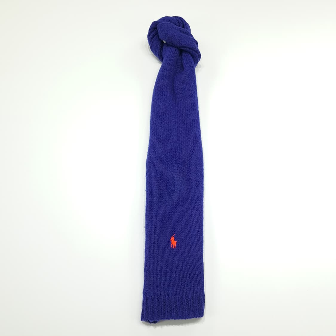 MX281 폴로 랄프로렌 퍼플잉크 울 알파카 니트 목도리 머플러 상품이미지4