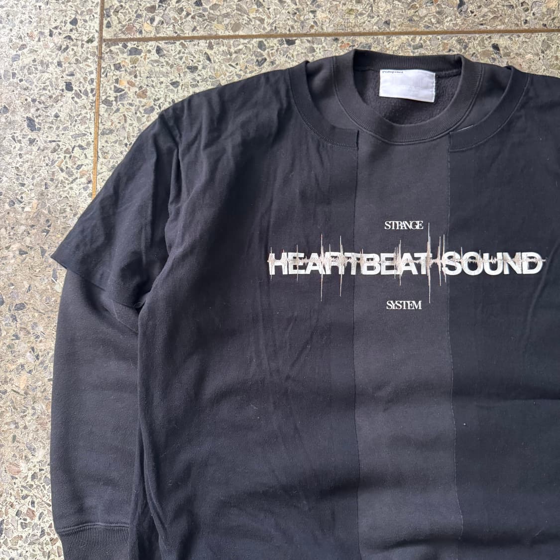 [M~XL] Poliquant 디테일 롱 슬리브 스웻셔츠 상품이미지3