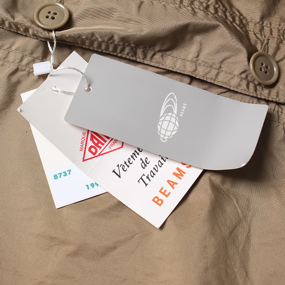  (새상품) DANTON X BEAMS "Beige Jacket" 상품이미지8