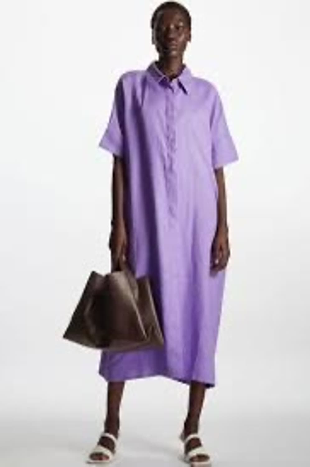 Cos Relaxed Linen Shirt Dress M 상품이미지8