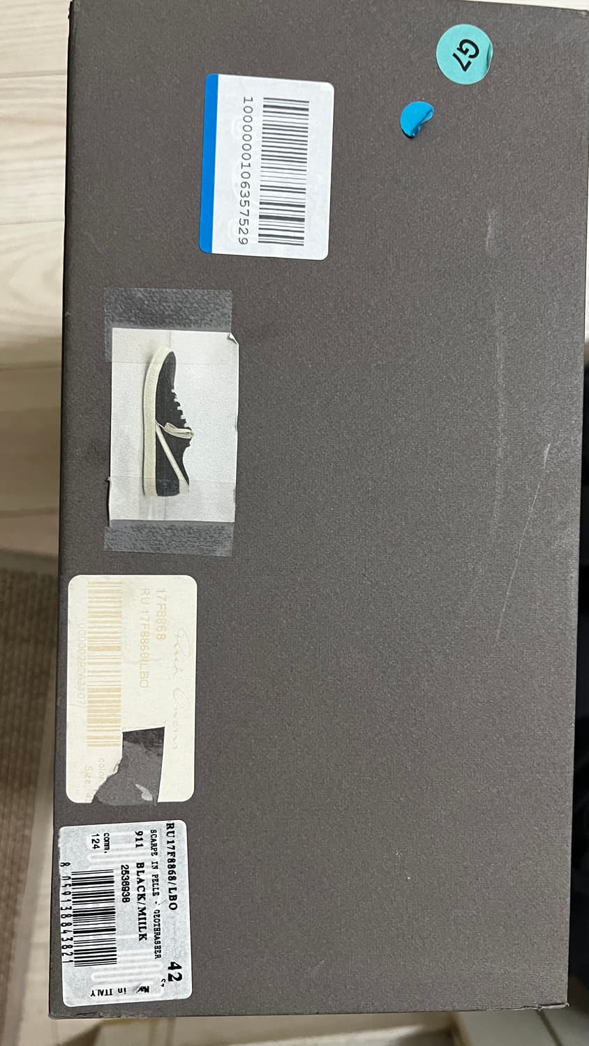 [270]릭오웬스 지오트래셔 블랙 상품이미지7