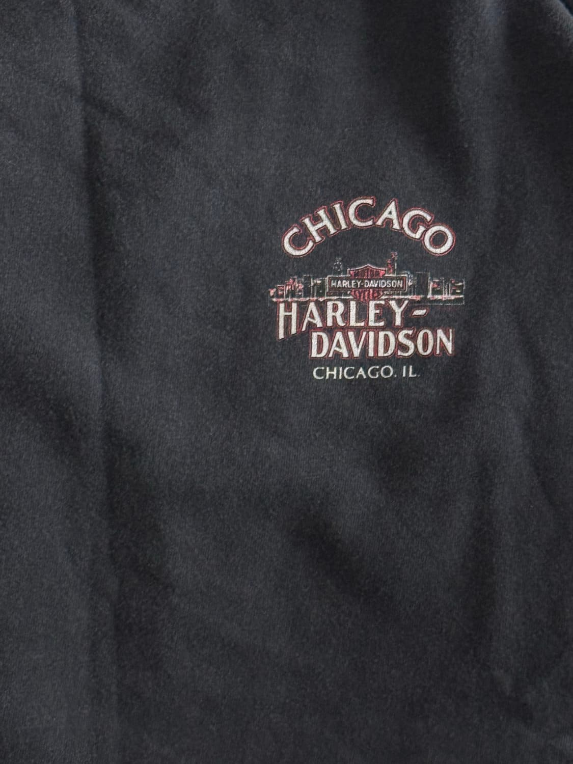 [XL] 90s-00s 빈티지 할리데이비슨 시카고 티셔츠 상품이미지2
