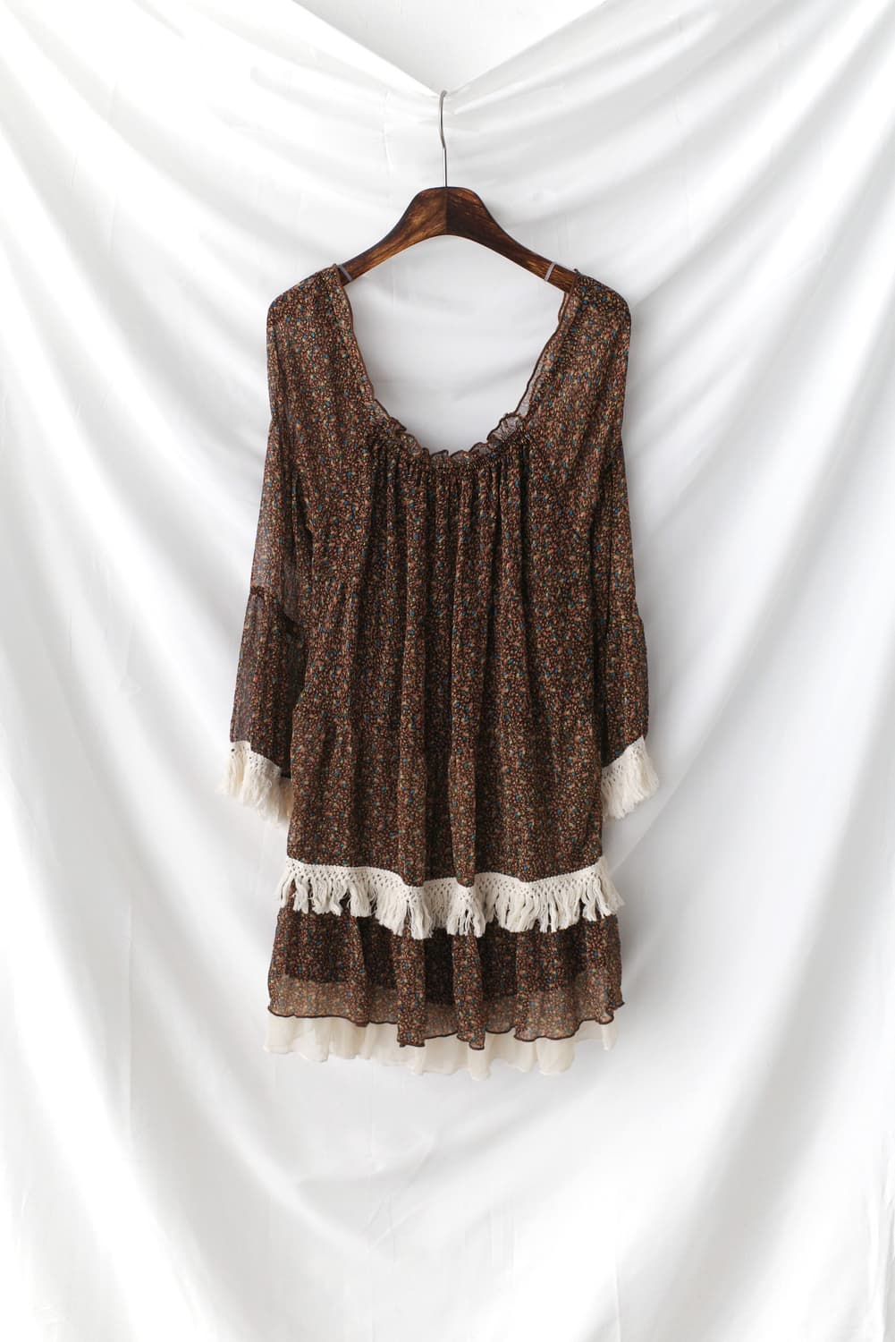 flower fringe blouse 상품이미지5