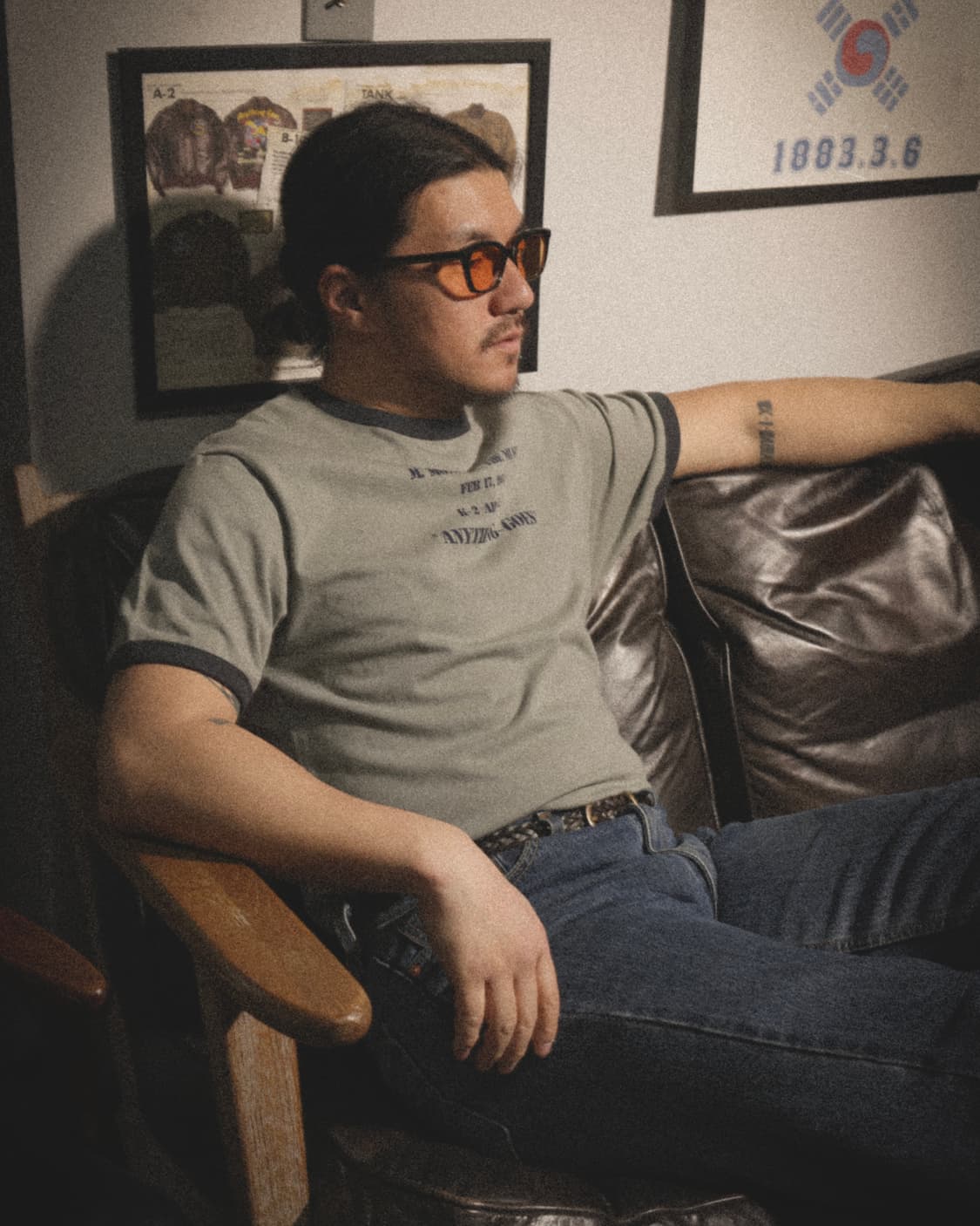 모쿠토 Anything-Goes 링거티 - 차콜 M/L/XL 상품이미지6