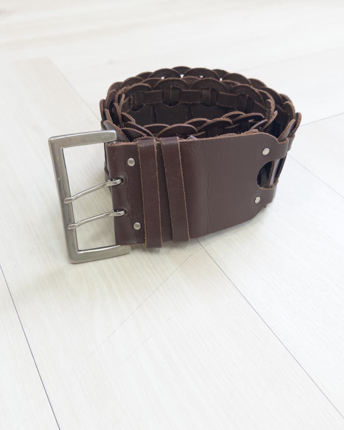 [vtg] wide twist leather belt 상품이미지2
