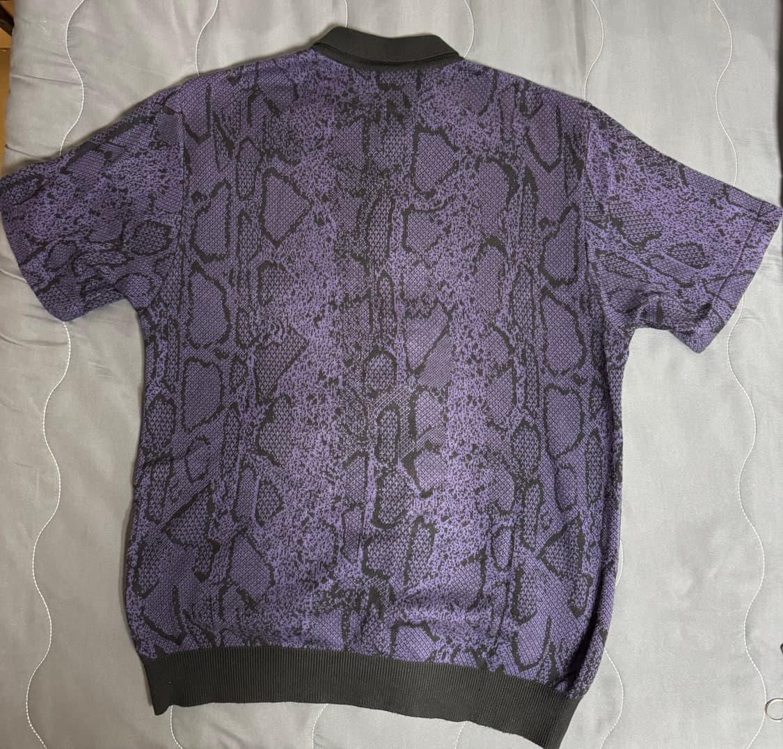 [S] 와코마리아 파이톤 폴로 니트 상품이미지2