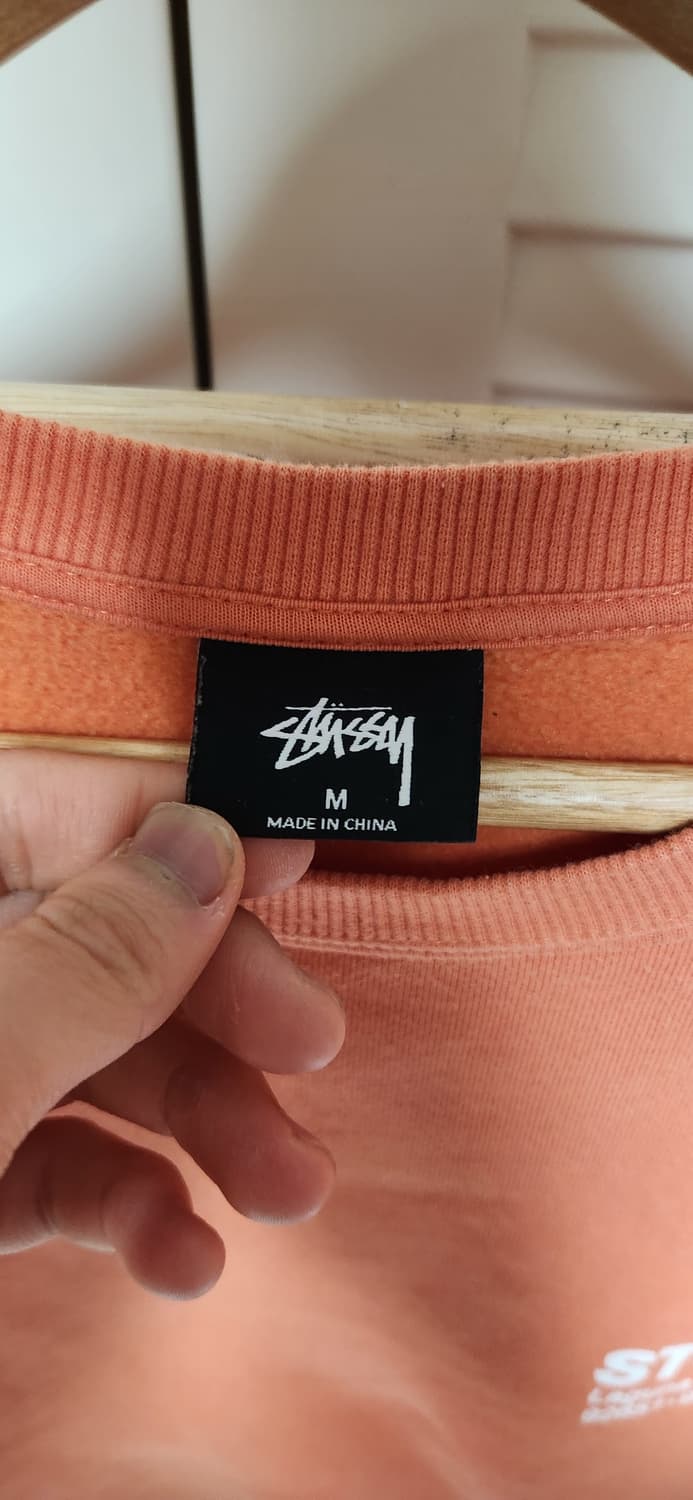 스투시 감귤 빅로고 스웻 맨투맨 상품이미지6