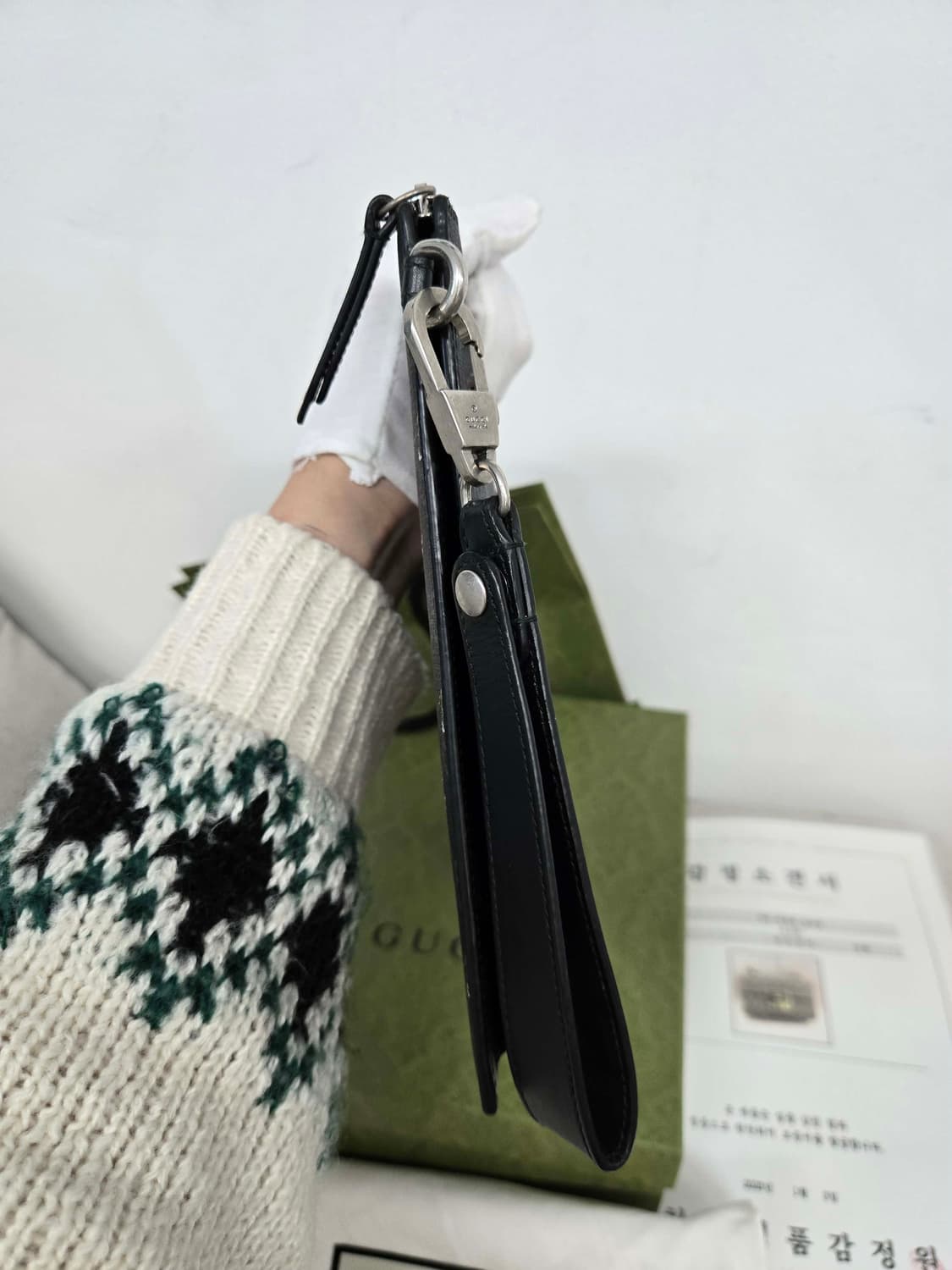 [보증서 정품] 구찌 점핑타이거 보야주 클러치백 상품이미지5