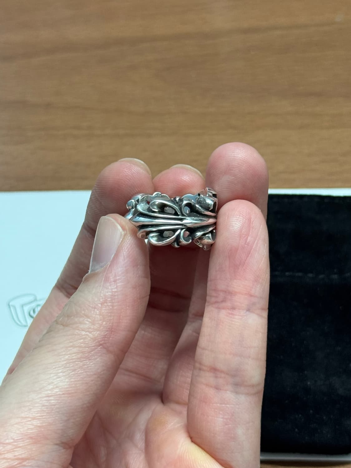 [us5.5]크롬하츠 더블플로랄링 상품이미지3