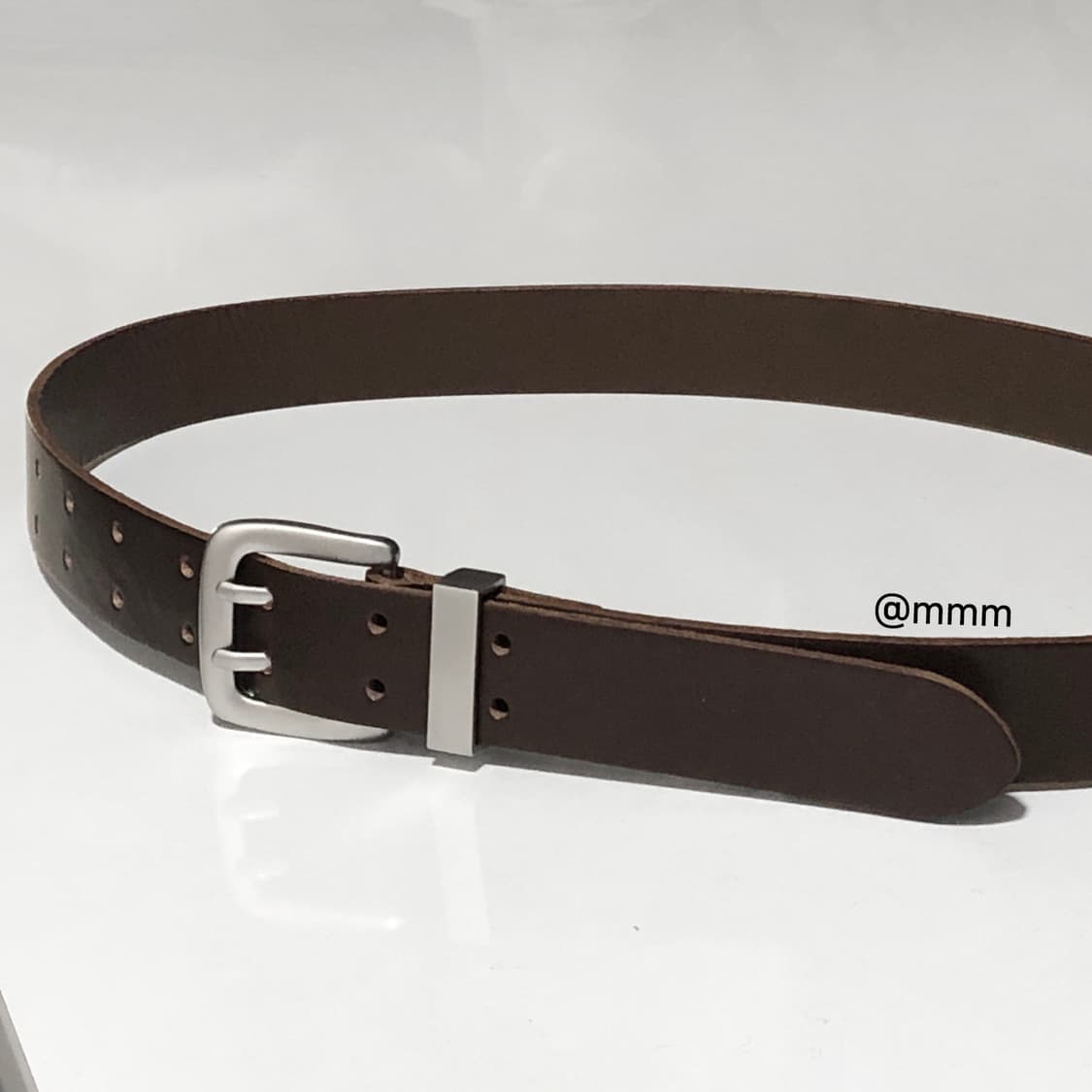 [Unisex]Doubel hole leather belt 상품이미지5