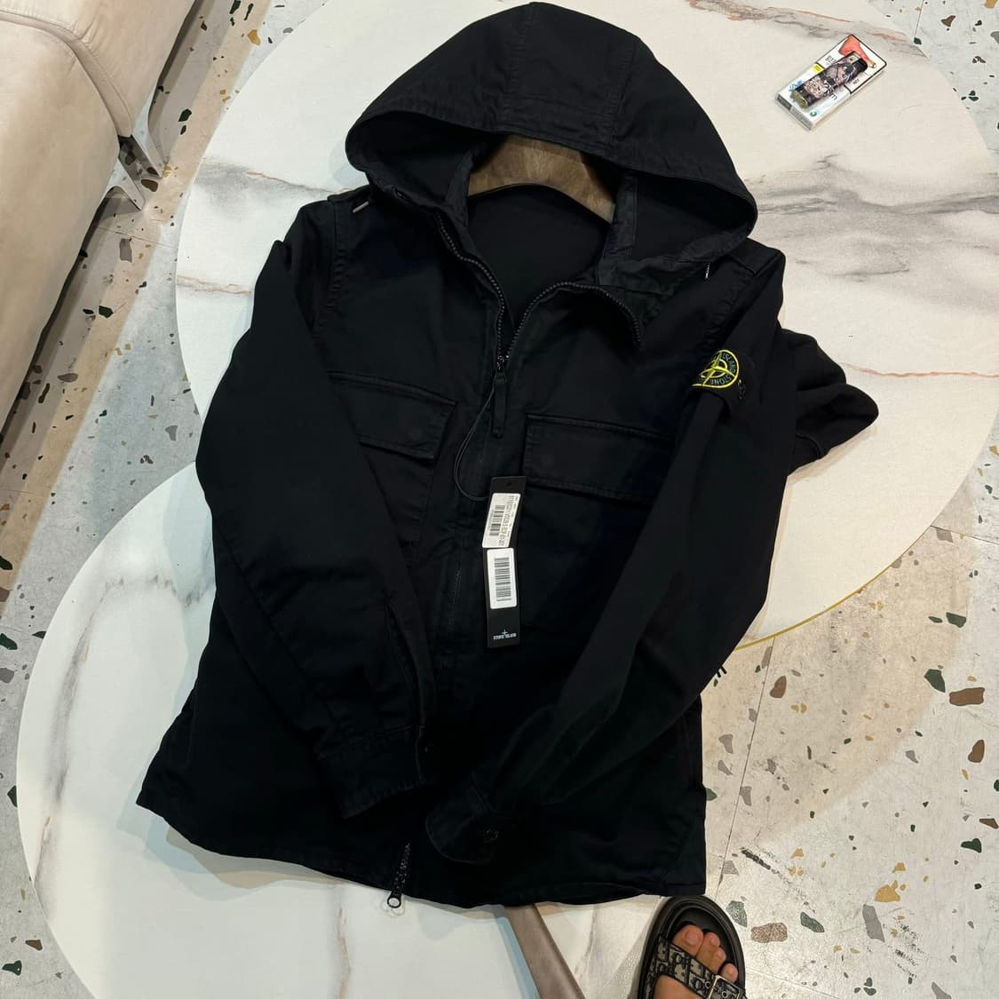 [스톤아일랜드 Stone Island 후드 셔츠 / S사이즈] 상품이미지2