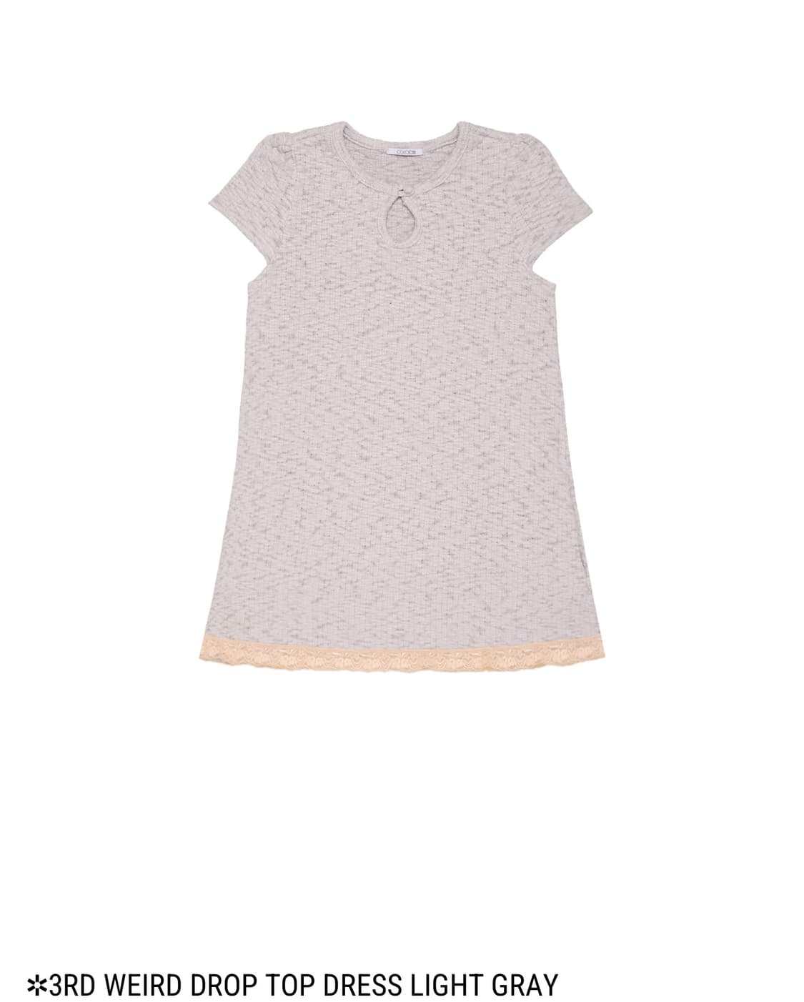 콜로신스 위어드 탑 드레스 라이트 그레이 상품이미지1