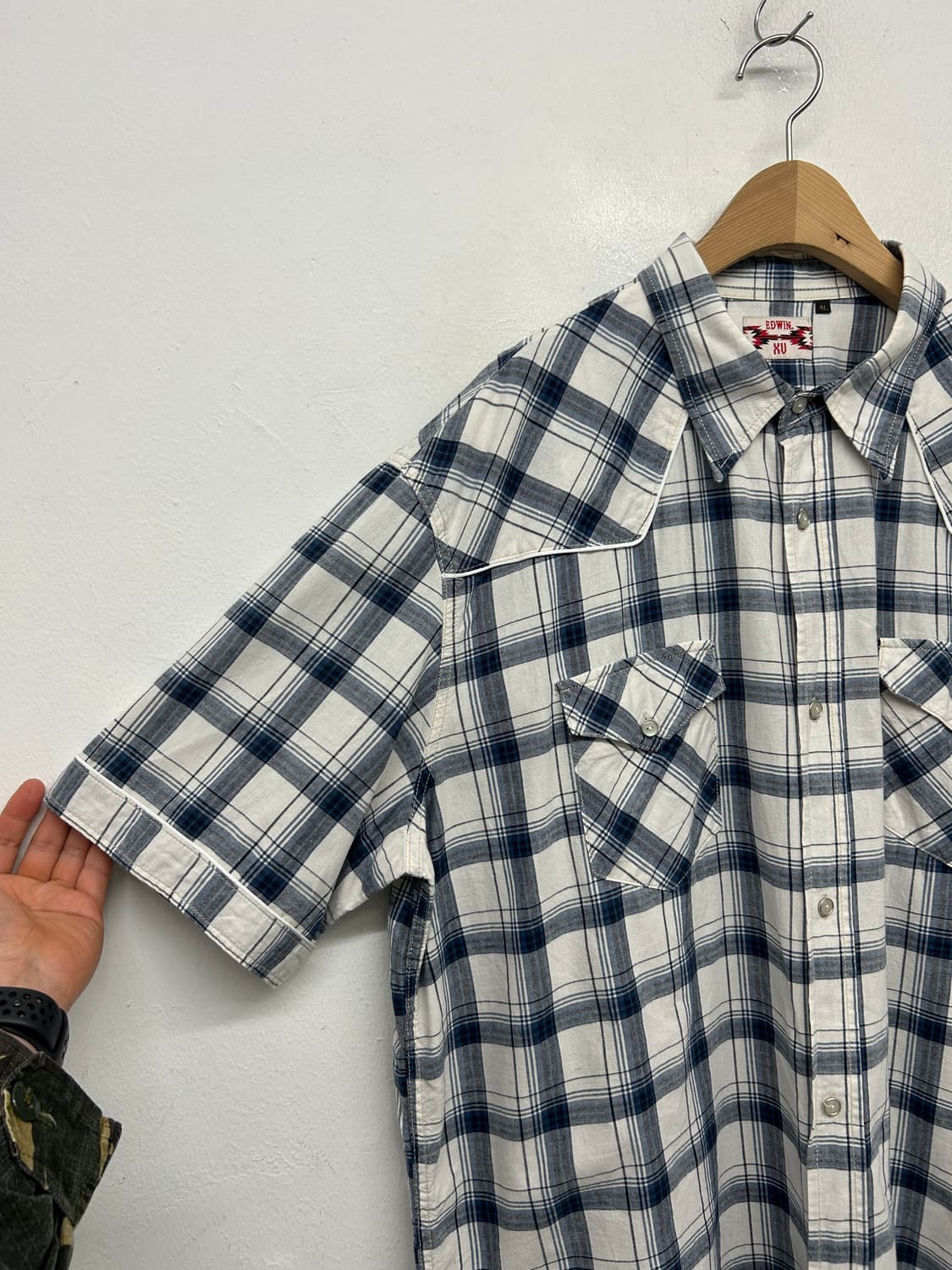 에드윈 체크 웨스턴 셔츠 상품이미지3