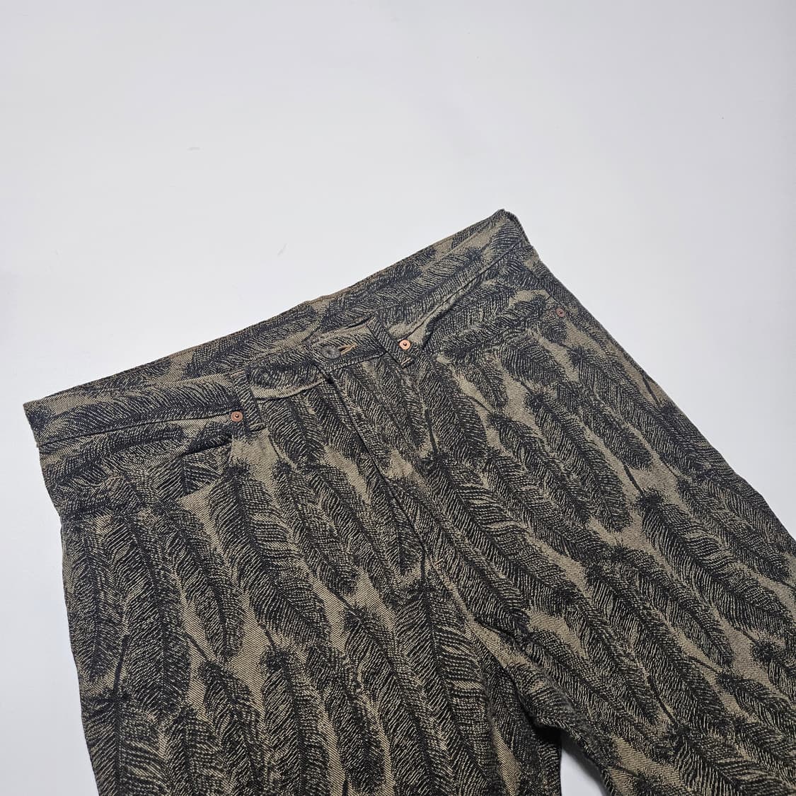 캐피탈 맥파이 데님 오카벨보 팬츠[36~37] 상품이미지3