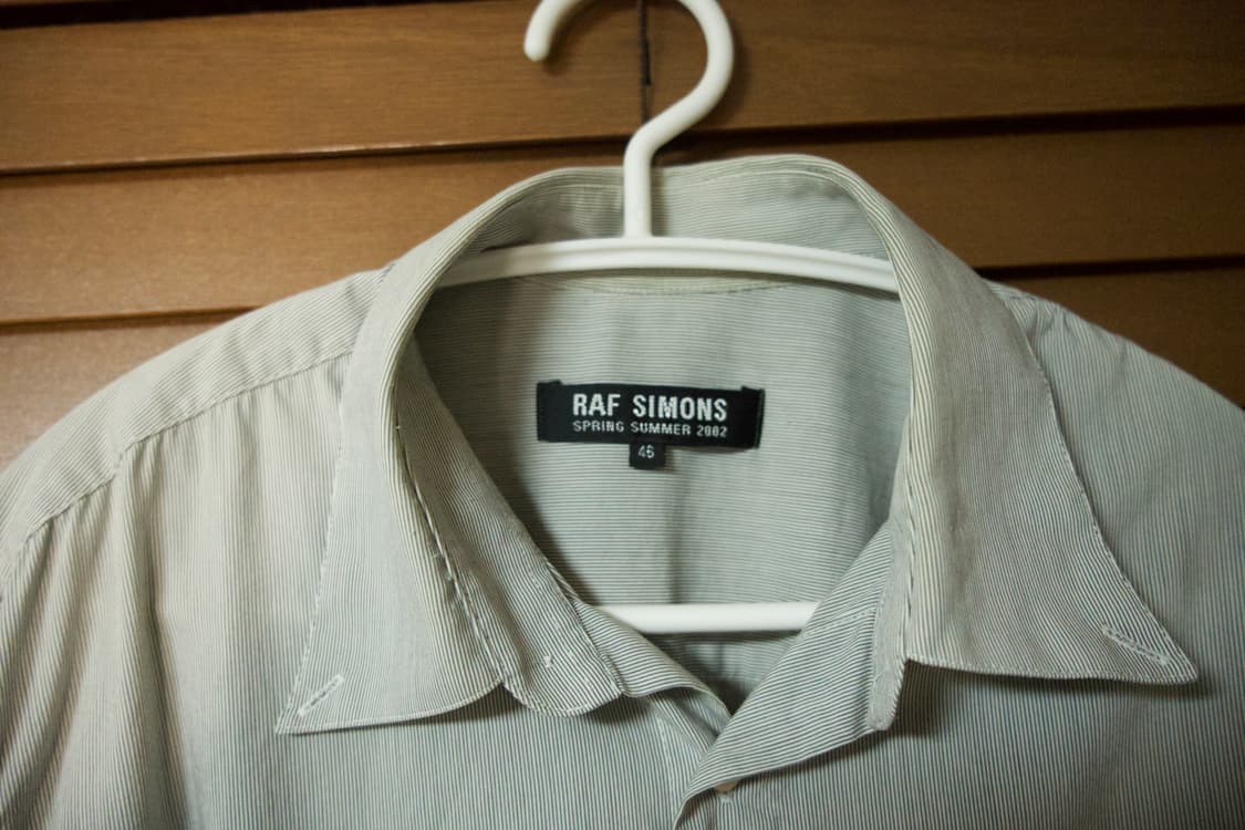 [46] 라프시몬스 아카이브 ss02 테러기 반팔 셔츠 상품이미지5