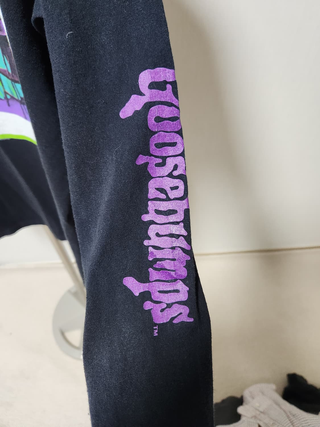 빈티지 구스범스 블랙 긴팔 티셔츠 2XL (105추천) 상품이미지5