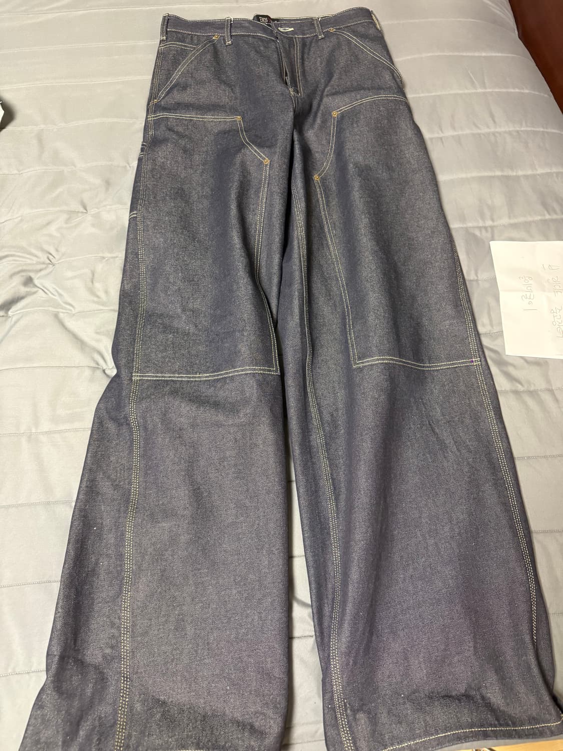 에모스탠스클럽 재패니즈 카펜터 배기진 인디고 데님 1사이즈 상품이미지4