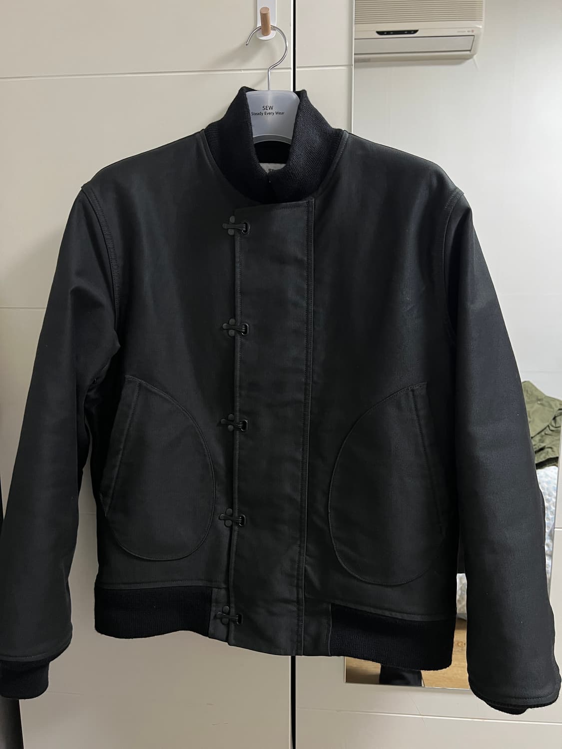 택포55) SEW N-1 후크 덱 자켓 블랙 3사이즈 스테디에브리웨어 상품이미지4