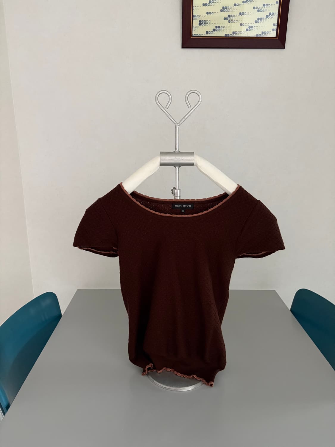 scallop trim knit tee 상품이미지2