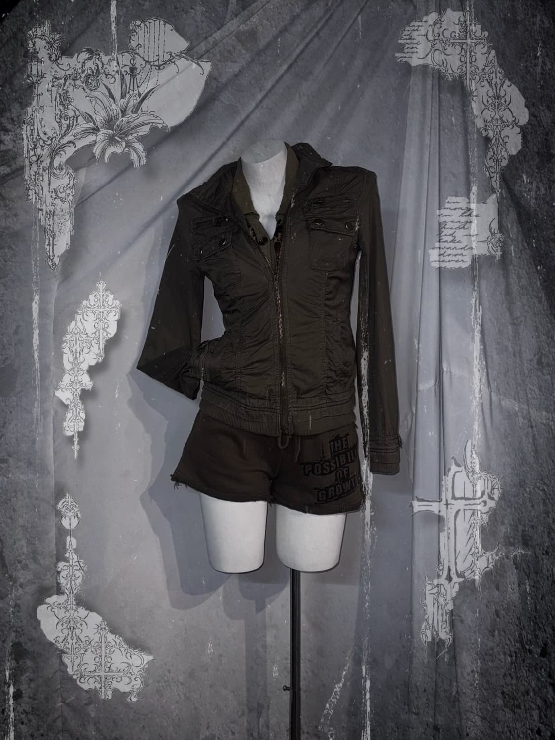 세실맥비 데일리 카키 와투케 코디세트 상품이미지1