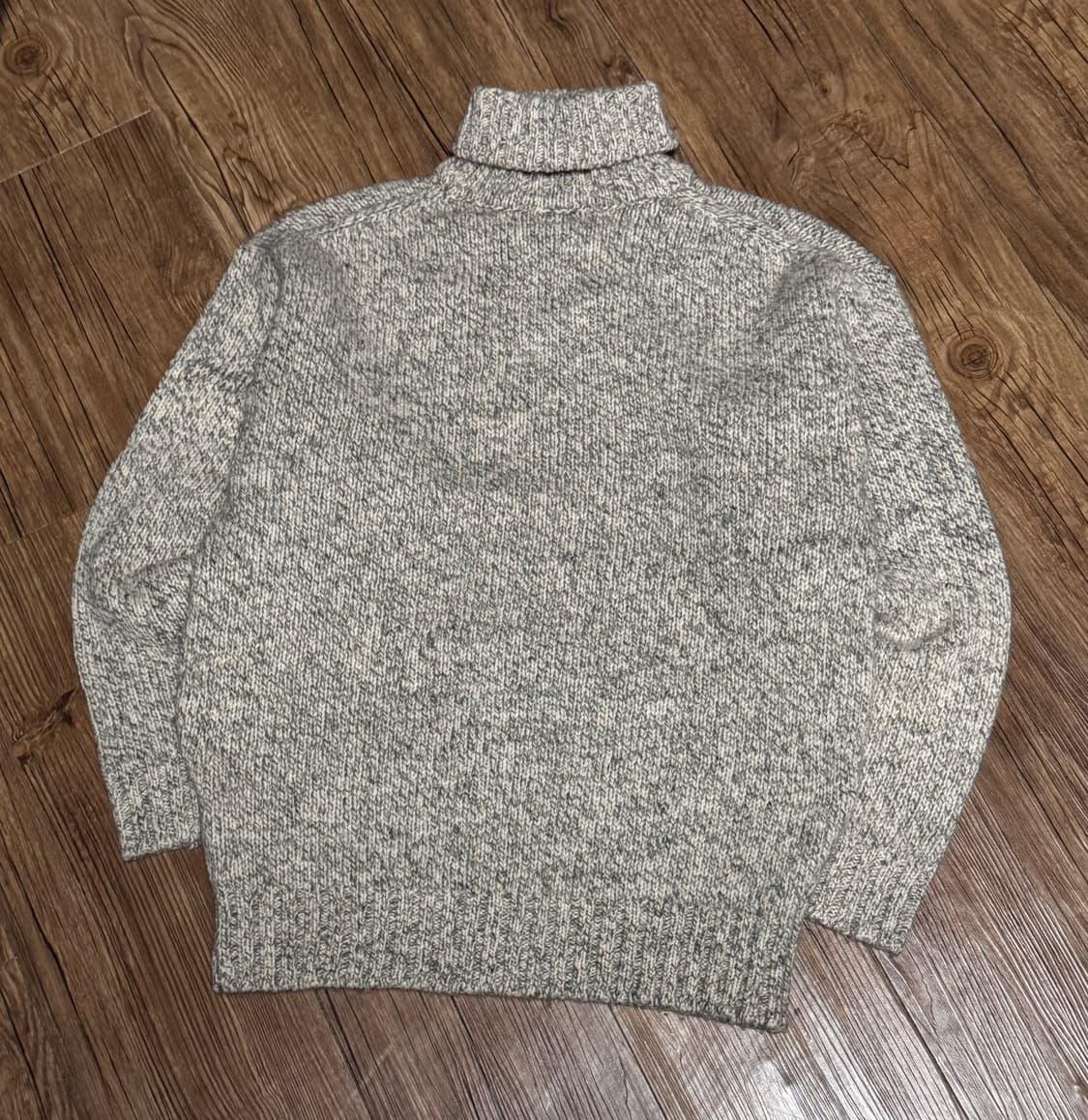[M] 크레이션 큐브 빈티지 터틀넥 니트 스웨터 상품이미지3