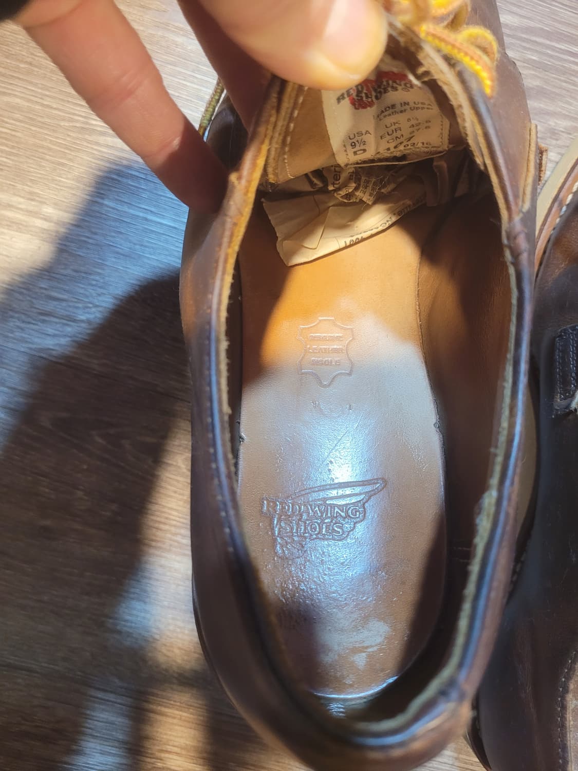 레드윙 3107 옥스포드 더비 슈즈 275mm 상품이미지4