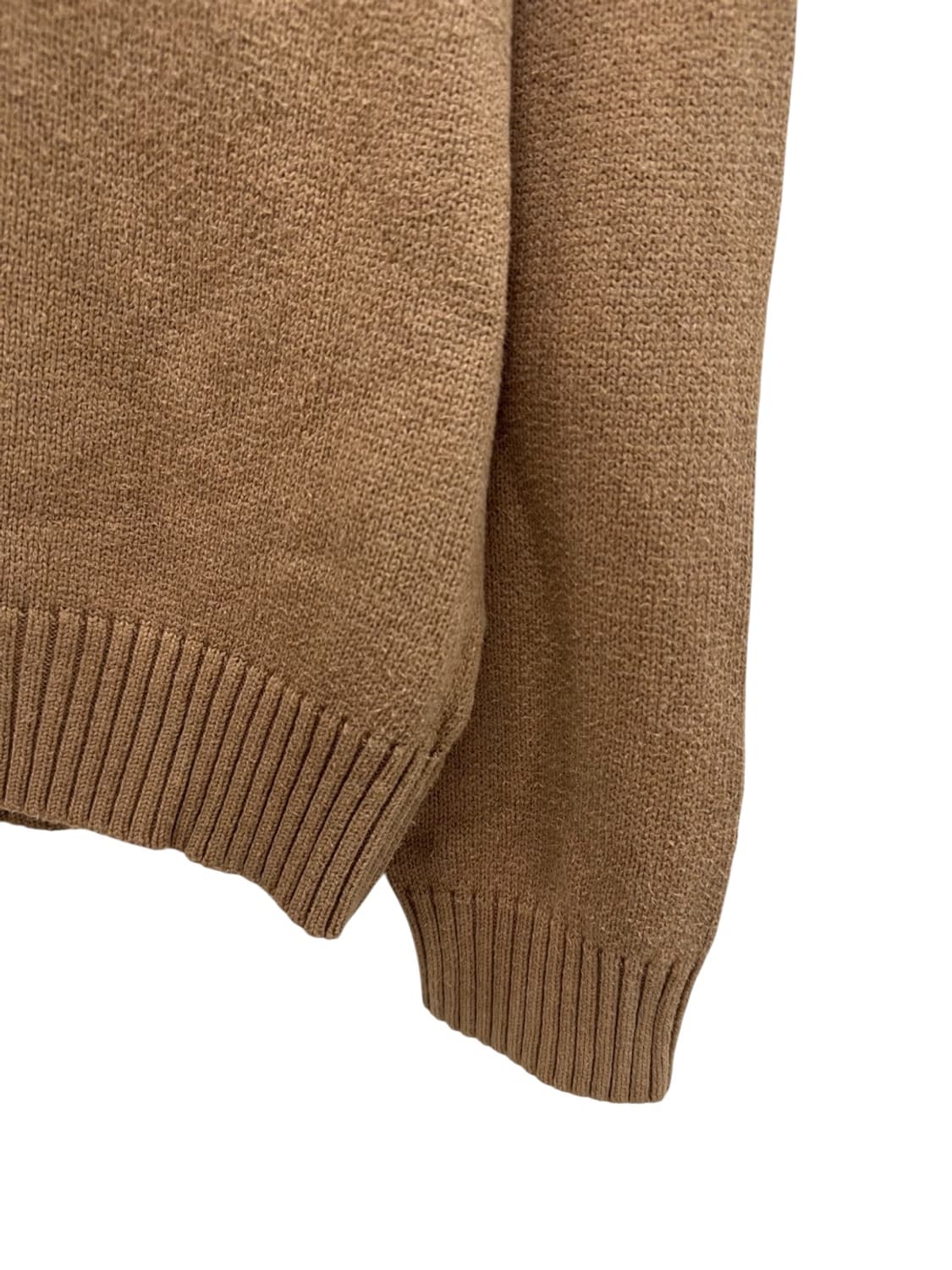 00s 폴로 반집업 니트 브라운베이지 (XL~2XL)  상품이미지4