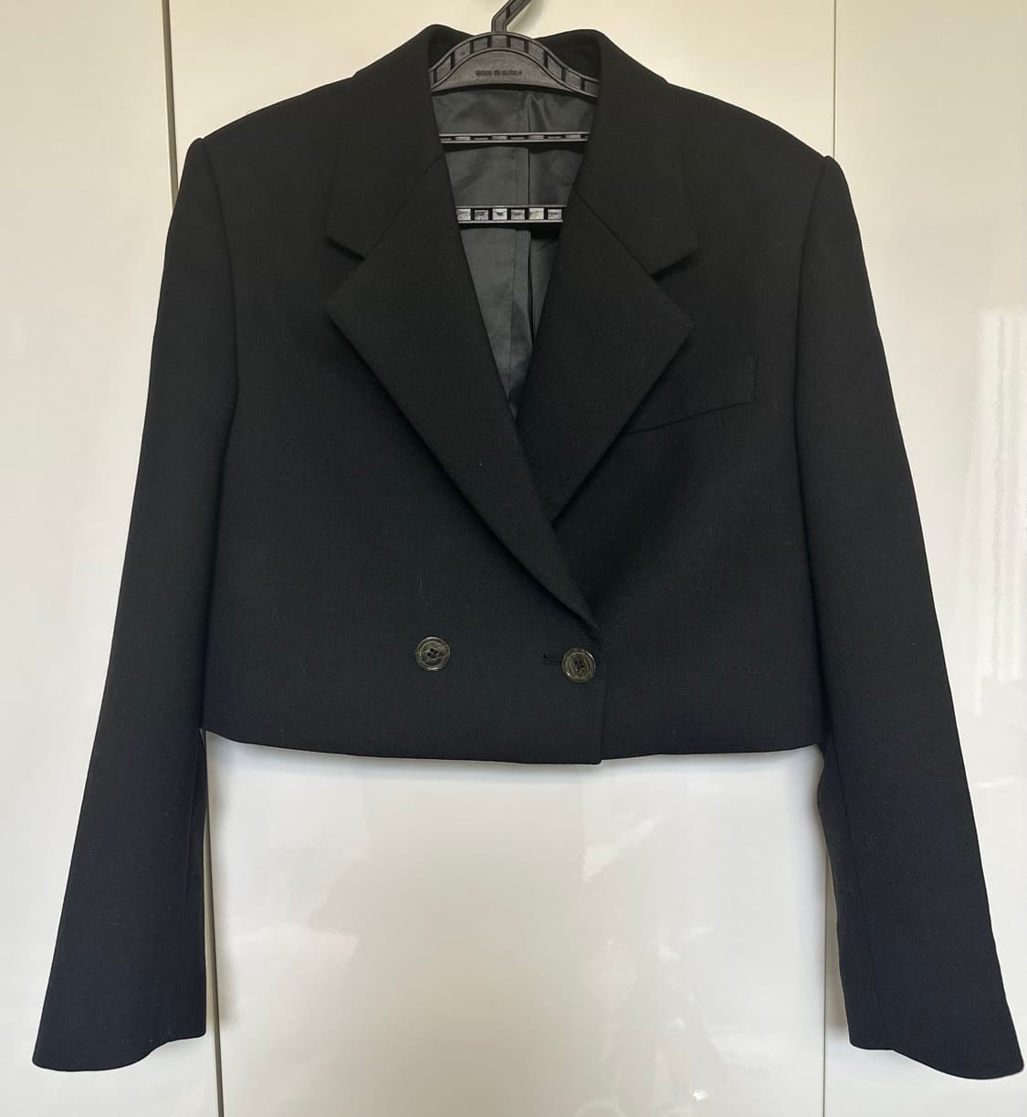 아크네스튜디오크롭 블랙 자켓 더블 버튼정품 상품이미지3