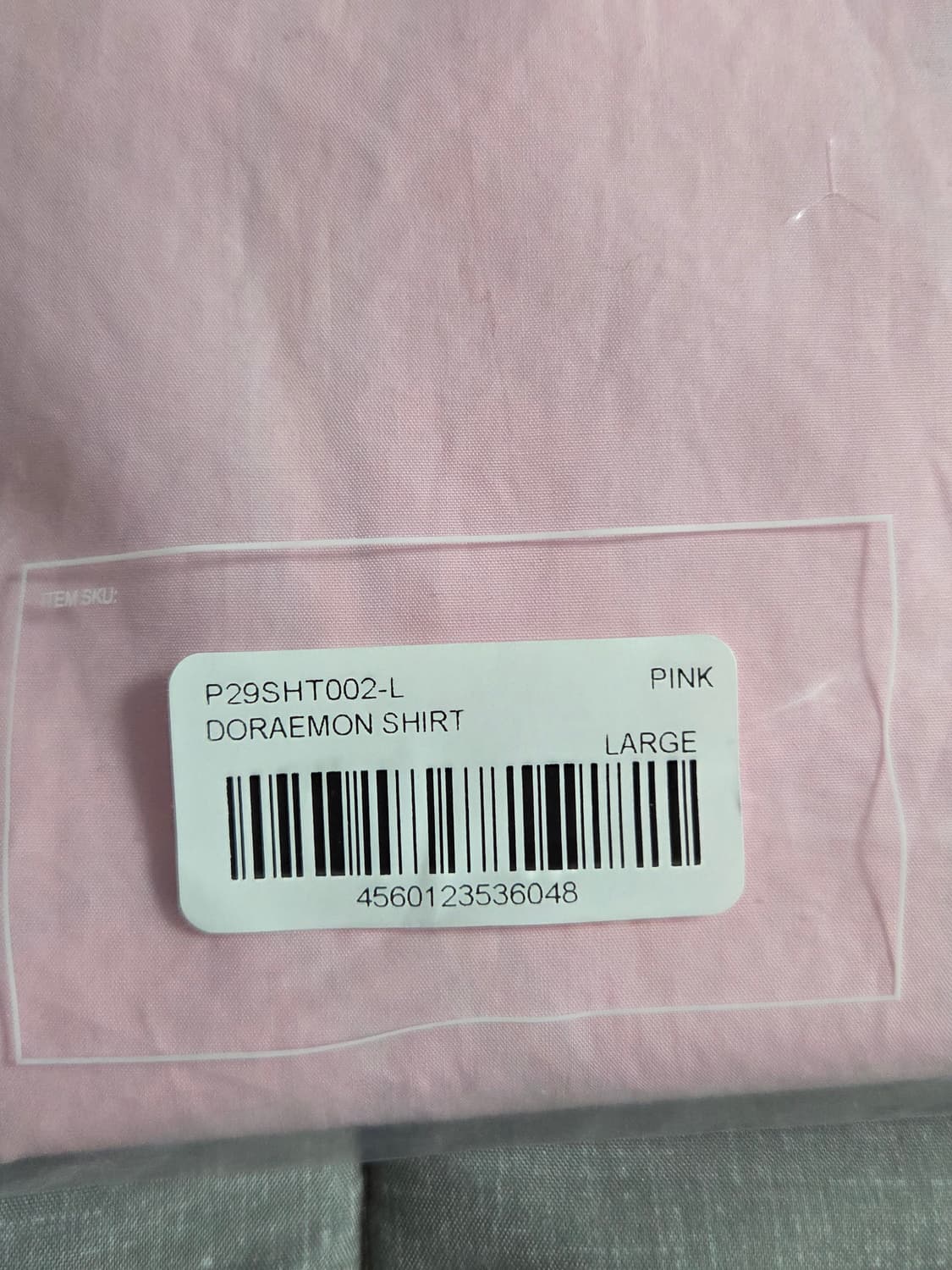 [새상품]팔라스x도라에몽 셔츠 핑크색 L사이즈 상품이미지5