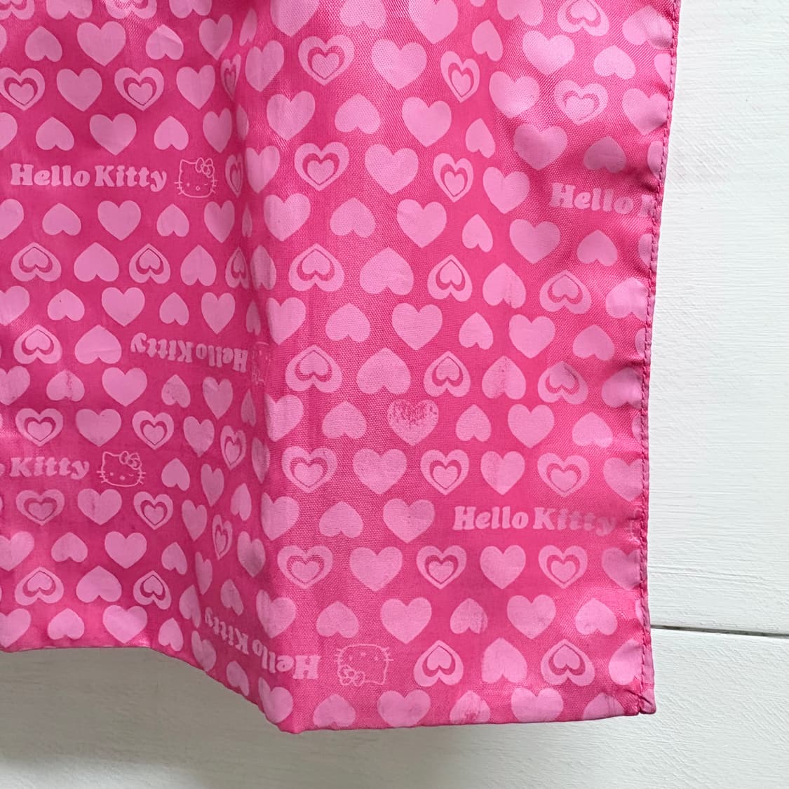 2007 헬로키티 산리오 하트 핑크 장바구니 에코백  상품이미지3