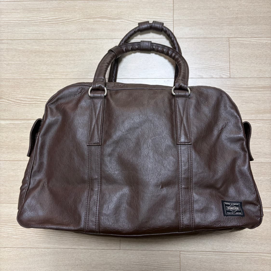 요시다포터 porter 프리스타일 보스턴백 브라운 상품이미지1