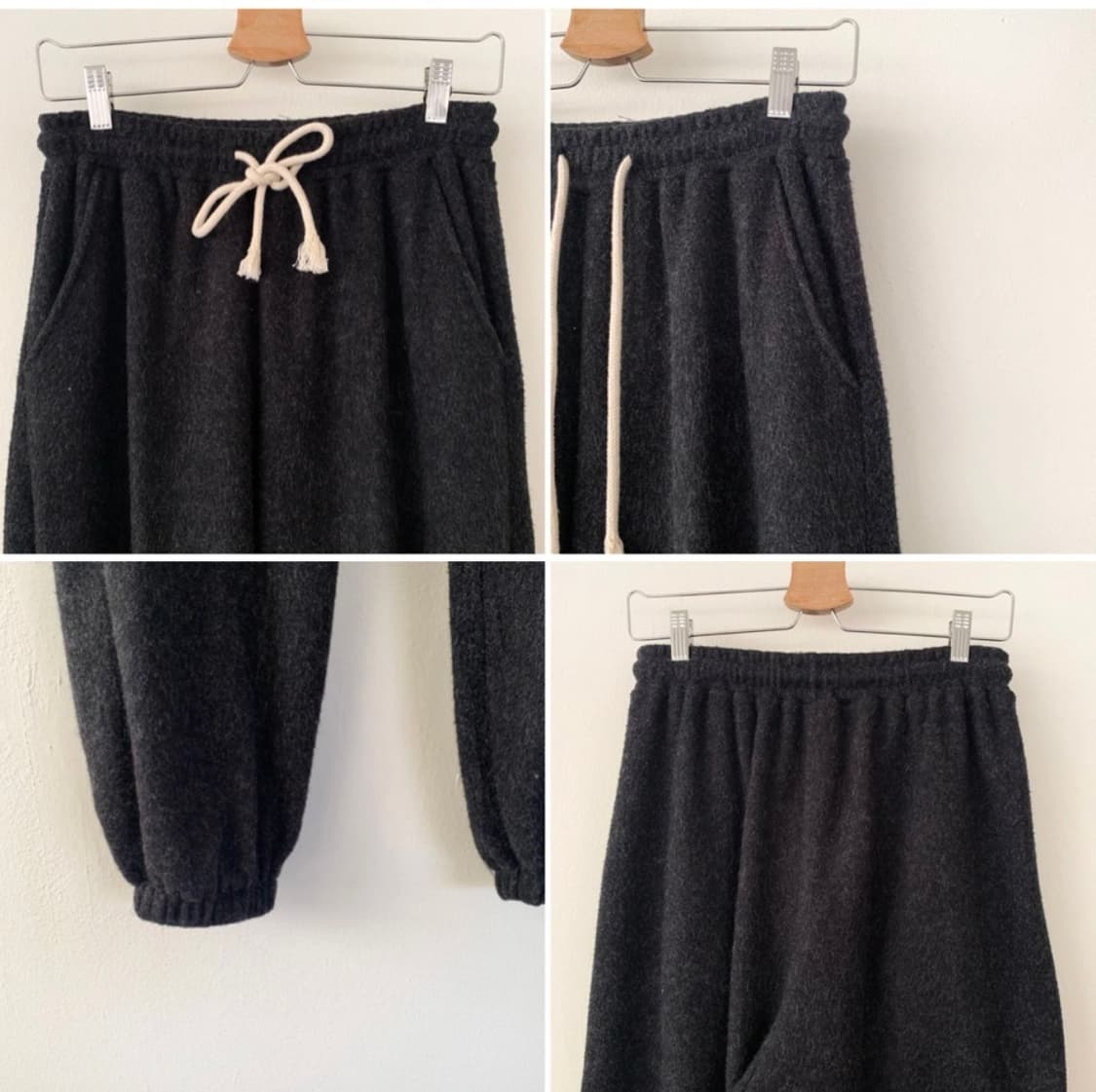 므앤 보카 니트 조거팬츠 차콜 상품이미지3