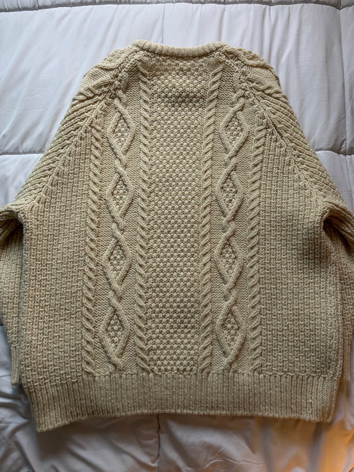 [2] 비즈빔 볼라드 케이블 니트 아이보리 상품이미지2