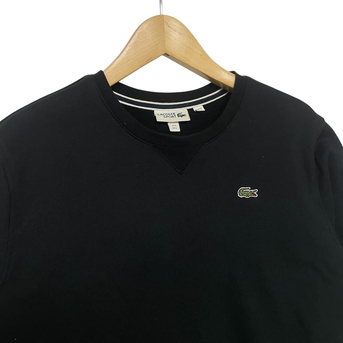 라코스테 로고 라운드 맨투맨 상품이미지2