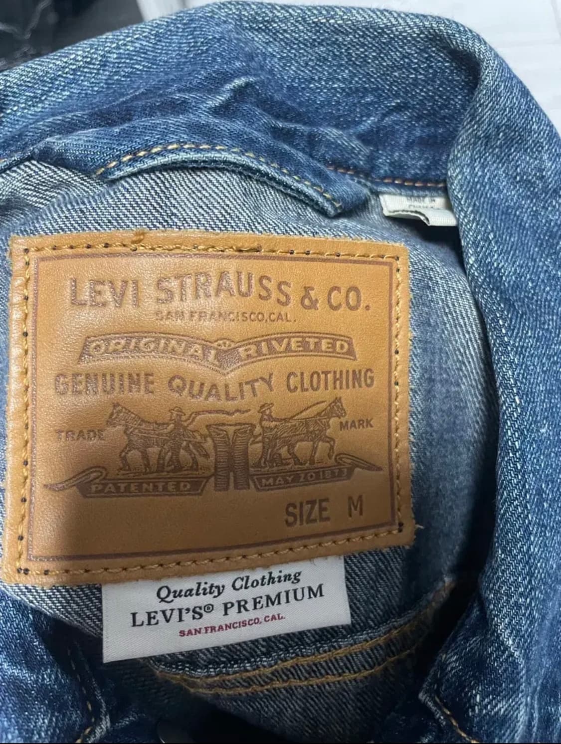 (m)리바이스 데님자켓 상품이미지2