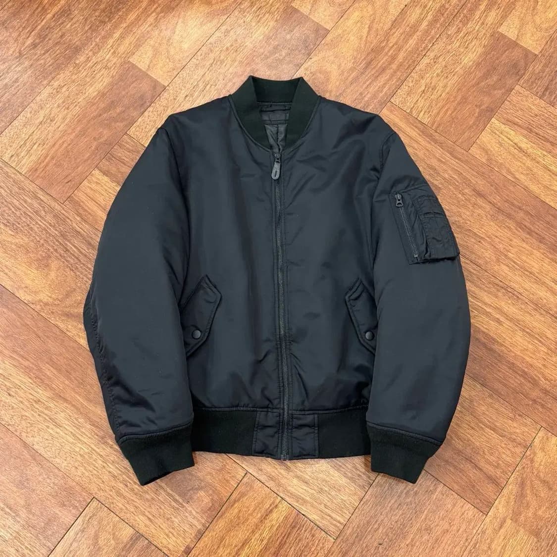 L 유니클로 항공점퍼 MA-1 자켓  상품이미지1