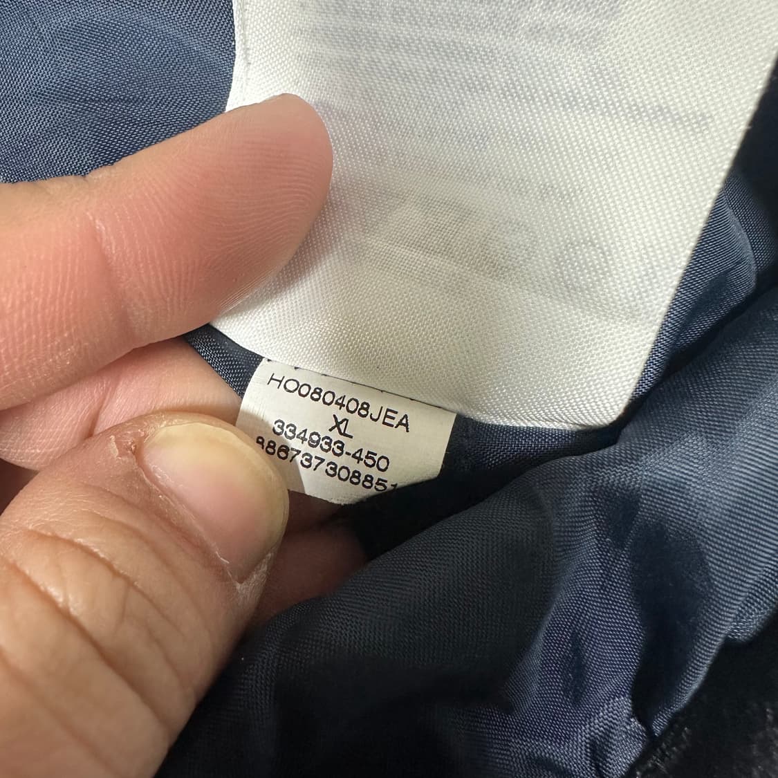 ✨ (바배) 나이키 배색 누빔 점퍼 자켓 상품이미지5