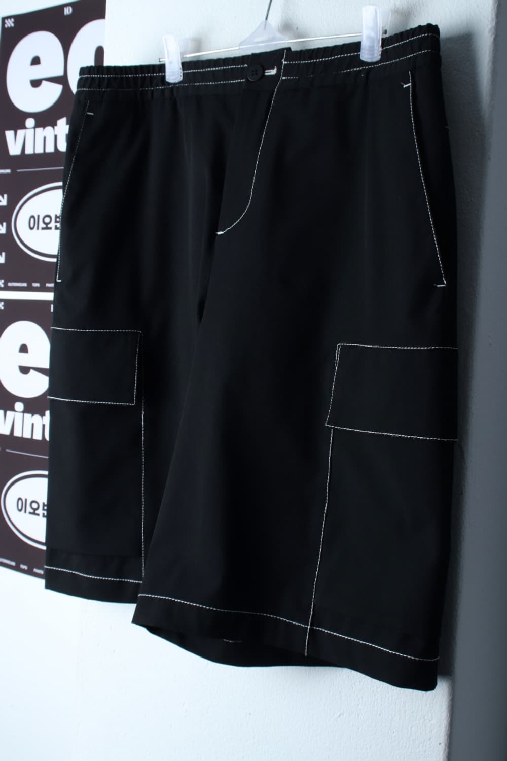 (L-XL) 자라 반바지 팬츠 버뮤다 스티치 밴딩 올드스쿨-P9864 상품이미지1